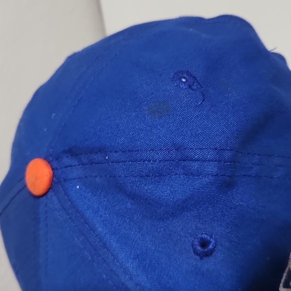 MLB OC Sports New York NY Yankees Youth Hat Blue and Orange Adjustable Cap - Picture 6 of 14